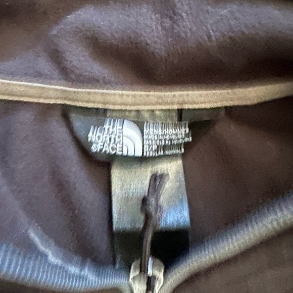 North Face black soft fleece zip up jacket with front breast zipper pocket sz S - Picture 2 of 4